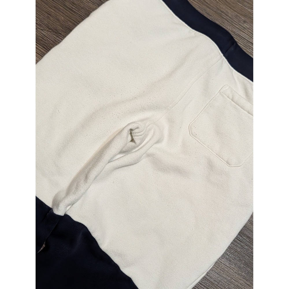 Polo Ralph Lauren Boys L 14-16 Colorblock Sweatpants Joggers White Blue Navy - Picture 2 of 6